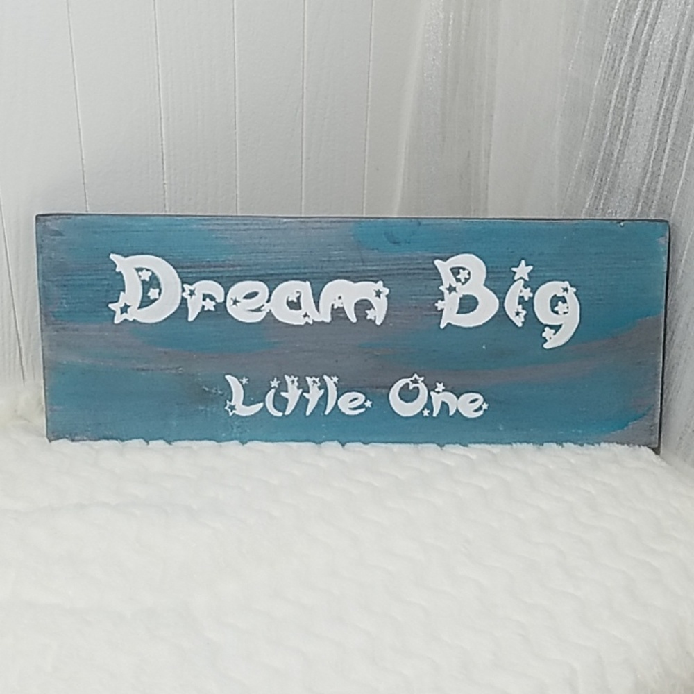 Handpainted wooden sign